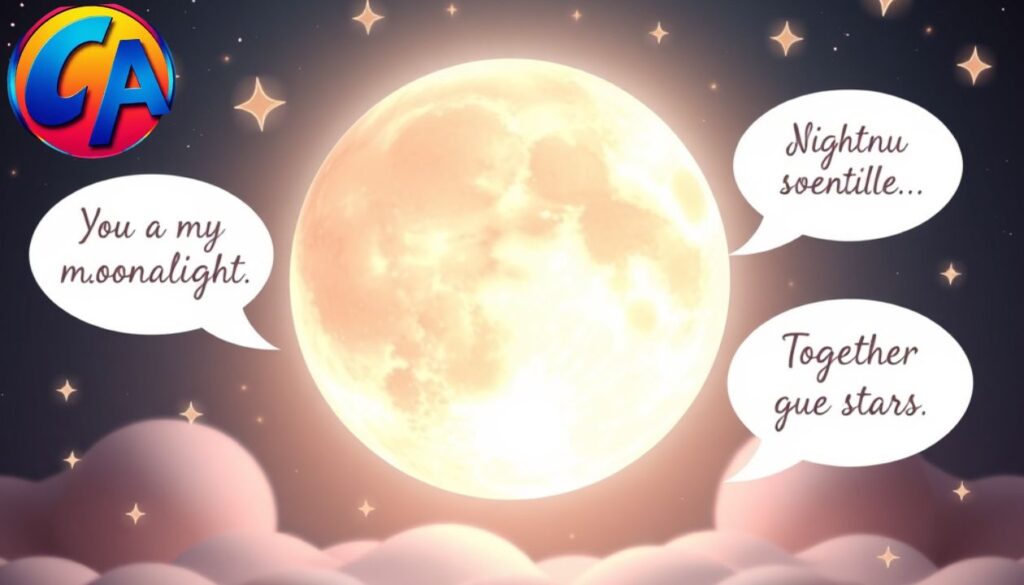 Romantic Moon Captions for Instagram 