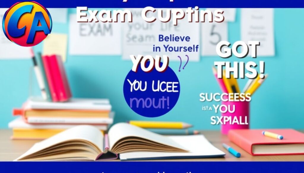 Motivational Exam Captions for Instagram