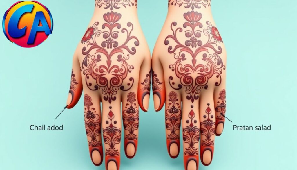 Best Captions for Mehndi Hands 