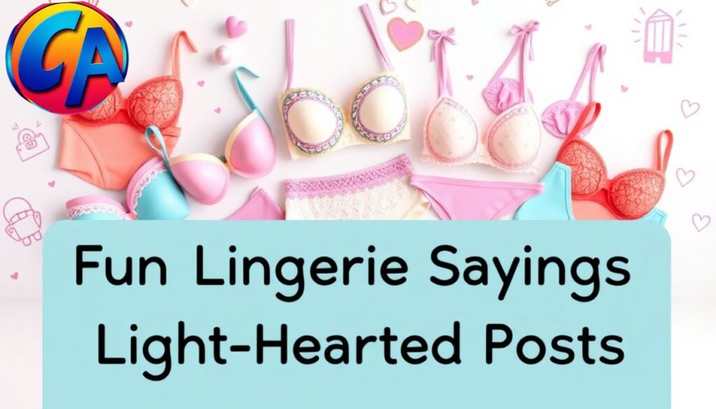  Fun Lingerie Sayings For Light-Hearted Posts 