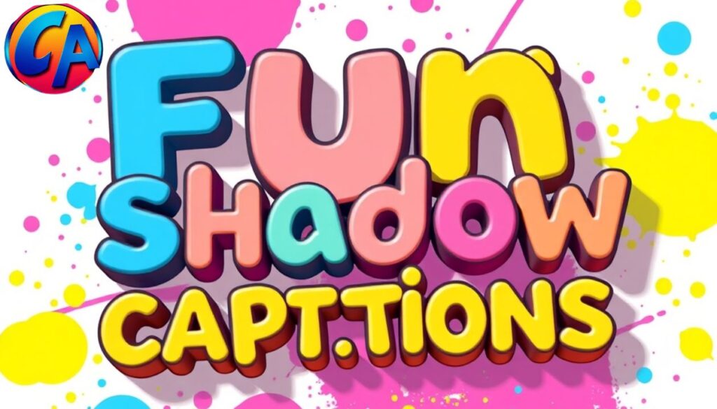Playful and Fun Shadow Captions 
