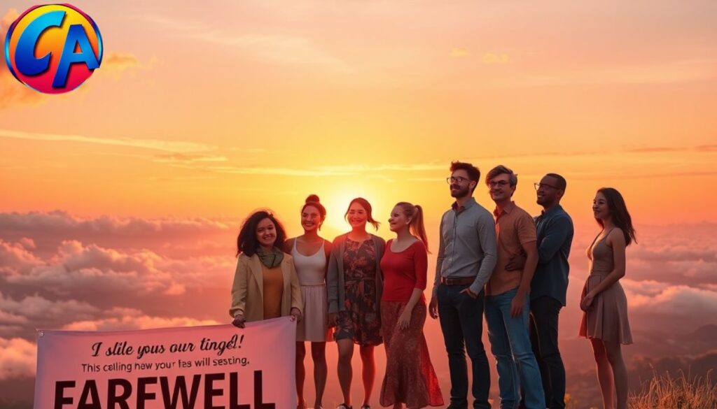 Inspirational Farewell Captions 
