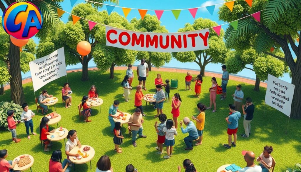 Captions Celebrating Community