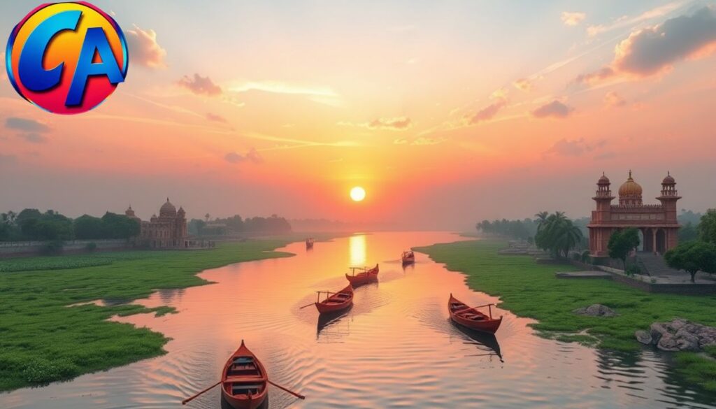 ✨ Ganga River Beauty Instagram Captions 