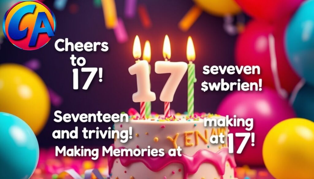 Short And Sweet 17th Birthday Captions For Instagram