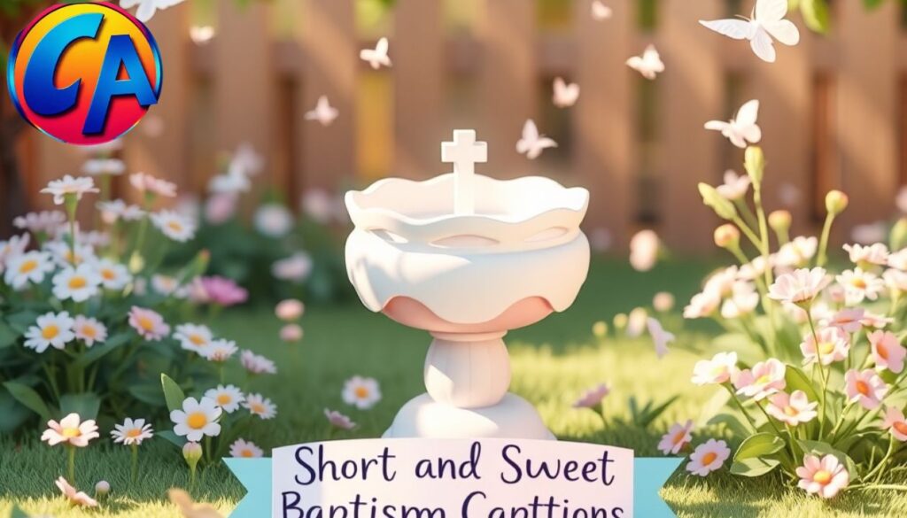 Short And Sweet Baptism Captions