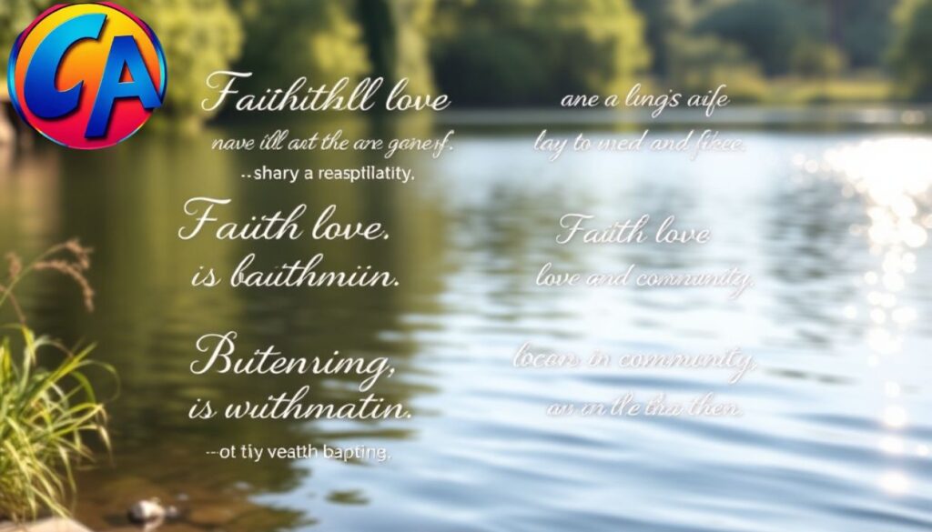 Faith-Based Captions For Baptism Events