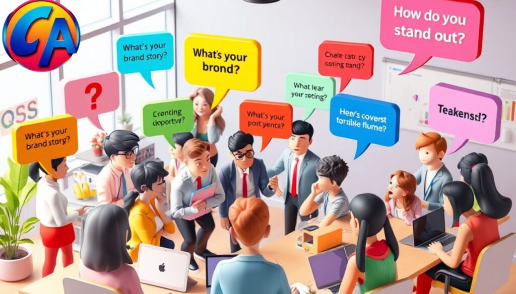  Business & Branding Question Captions