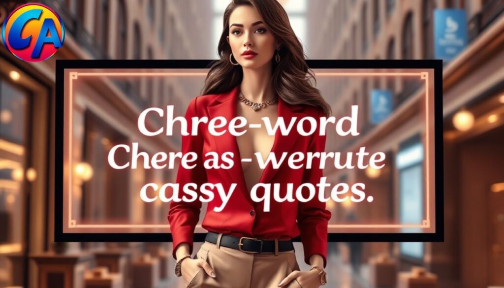 Three-Word Classy Quotes
