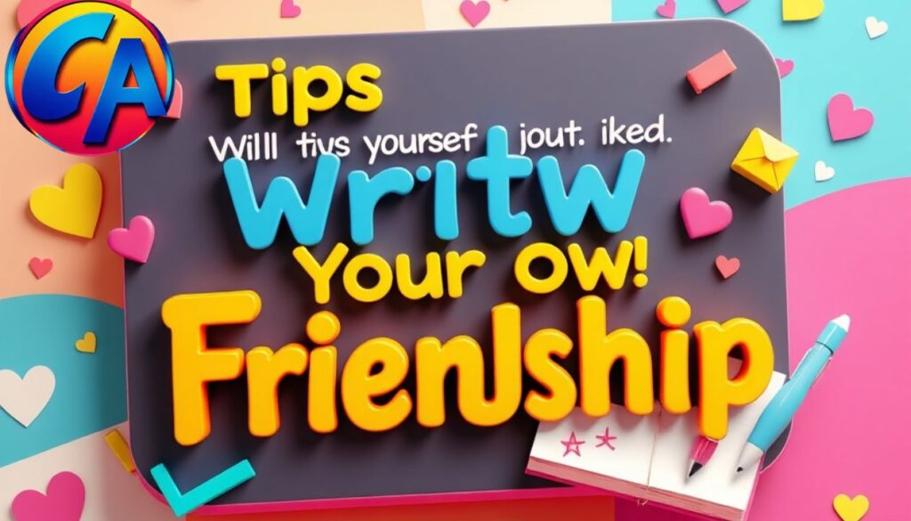 ⭐ Tips for Writing Your Own Friendship Quotes