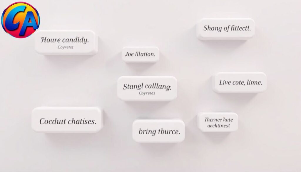 Aesthetic Minimal Captions