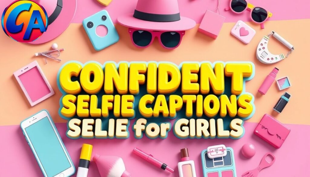 Confident Selfie Captions for Girls