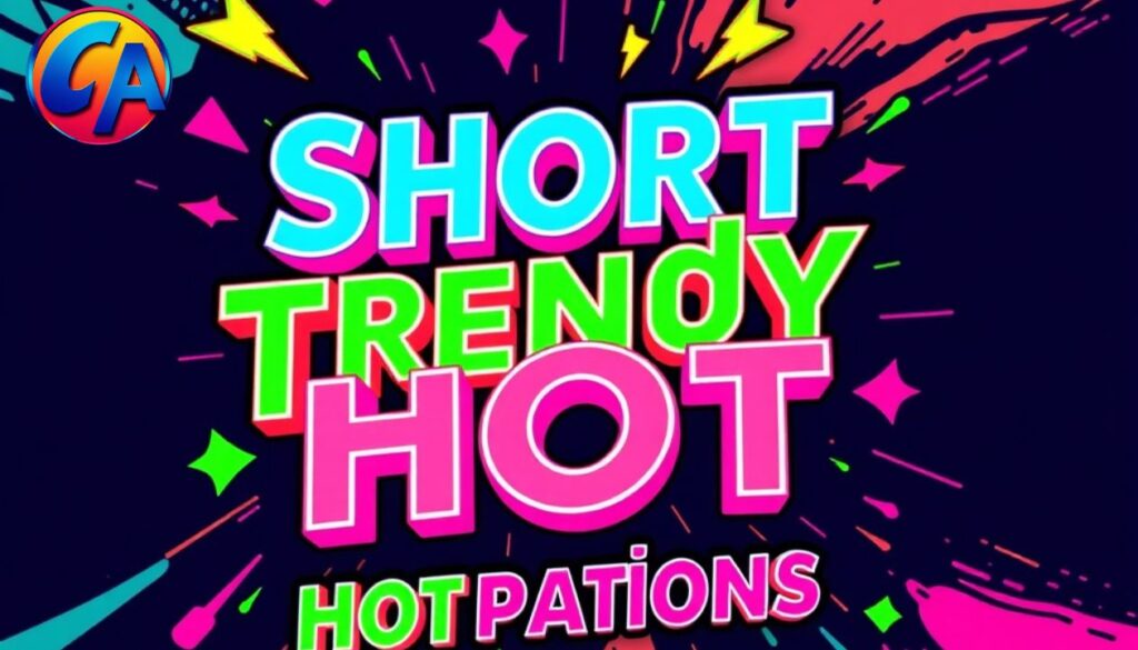 Short Trendy Hot Captions